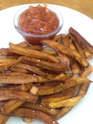 Fries with Onion Jam